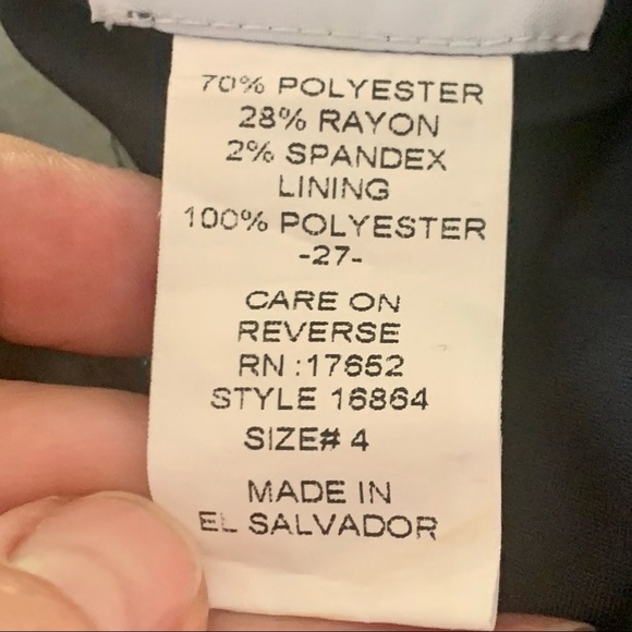 FLORENCE EISEMAN Ponte Knit Dress Navy & Pink Color Block Long Sleeve Size 4 - Picture 12 of 14